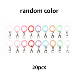 10/20Pcs O-Ring Lobster Clasp Set, DIY Jewelry Accessories for Umbrellas, Keychains, Bag Charms & Bracelets