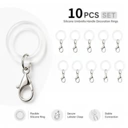 10/20Pcs O-Ring Lobster Clasp Set, DIY Jewelry Accessories for Umbrellas, Keychains, Bag Charms & Bracelets