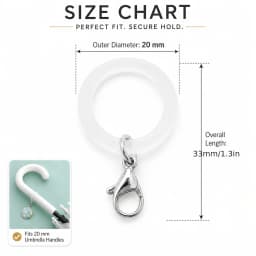10/20Pcs O-Ring Lobster Clasp Set, DIY Jewelry Accessories for Umbrellas, Keychains, Bag Charms & Bracelets