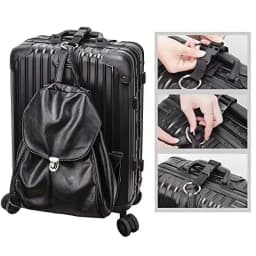 Travel Luggage Fixed Strap Backpack External Strap Portable Strap With Release Buckle Add-A-Bag Luggage Strap Belt Jacket Holder