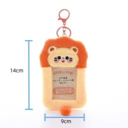 New Cartoon Photocard Holder Cute Student Card Holder Keychain Pendant School Stationery