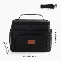 Large Capacity Leak Proof Lunch Backpack Thermal Large Picnic Cool and Warm Insulated Bag Outdoor Storage Shoulder Bag
