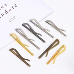 Durable Replace Parts Metal Simple Cash Holder Money Clip Spring Clamp Bar Wallet