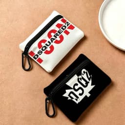 D-DSquared2 Avant-Street Oxford Cloth Zipper Coin Purse Portable Hanging Key Pouch Organizer For Travel Cosmetic Bag