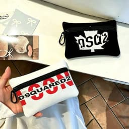 D-DSquared2 Avant-Street Oxford Cloth Zipper Coin Purse Portable Hanging Key Pouch Organizer For Travel Cosmetic Bag