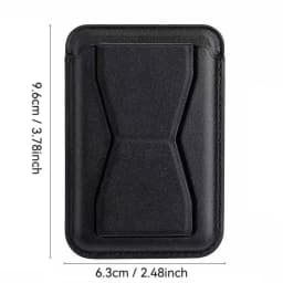 Anti-theft Leather Card Bag for Magsafe Wallet Phone Card Holder Safety Accessories Wallet Case for Apple 16 15 14 13 Pro Max
