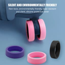 32/8Pcs Thicken Texture Silicone Wheels Protector For Luggage Reduce Noise Travel Luggage Wheels Cover Luggage Accessories