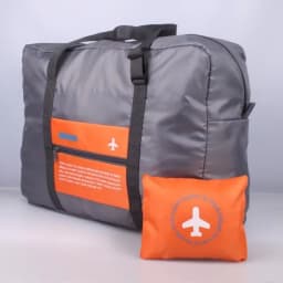 New foldable waterproof travel luggage bag, large capacity luggage storage bag, boarding luggage travel handbag, suitable for bu