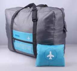 New foldable waterproof travel luggage bag, large capacity luggage storage bag, boarding luggage travel handbag, suitable for bu
