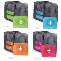 New foldable waterproof travel luggage bag, large capacity luggage storage bag, boarding luggage travel handbag, suitable for bu