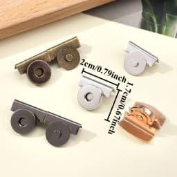 DIY Wallet Making Seamless Installation Clips, Professional Fast Fixing Clips for Clothing, Bags, and Curtains, Multi-Color DIY Craft Accessories, Durable Metal Decorative Clips, Sewing Enthusiast Material Kit