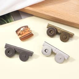 DIY Wallet Making Seamless Installation Clips, Professional Fast Fixing Clips for Clothing, Bags, and Curtains, Multi-Color DIY Craft Accessories, Durable Metal Decorative Clips, Sewing Enthusiast Material Kit