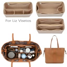 Felt Handbag Insert Bag Durable Storage Organization Internal Bag Bag Support Portable Bag Organiser for For Liz Visetos