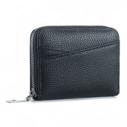 Women's Zipper Purse Short Lychee Pattern Fashion Multi-Card Slot ID Card Holder Coin Zipper Purse For Women