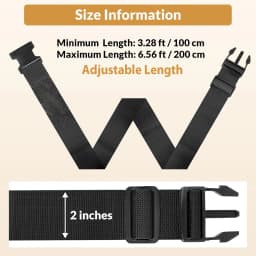 1 Piece Luggage Strap for Suitcases TSA-Approved Bundling Packing Belt Suitcase Easily Identified Travel Belts Bag Accessories