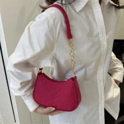 Mini Shoulder Bags for Women Fashion Felt Women's Bag Design Advanced Underarm Handbags Beautiful Purses Crescent SaddleBag 2025