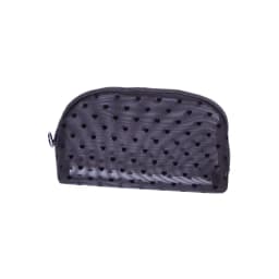 Nylon Mesh Cosmetic Bag Zipper Heart Shaped Toiletry Organizer Makeup Bags Multifunctional Women Lipstick Key Coin Purse Pouch