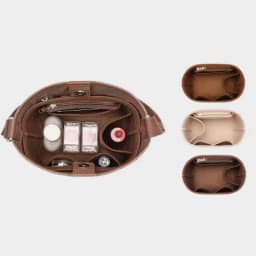 1PC Insert Bag Purse Organizer Insert For Handbags,Felt Bag Insert Dividers With Multi-pockets,Fit Long Backpack/Bucket Bag