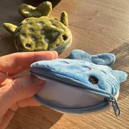 Cartoon Cute Whale Shark Coin Purse Kawaii Wallet Portable Plush Coin Bag Key Earphone Coin Organizer Pouch Zipper Bag