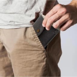 Quick-Access Cash Holder — PU Leather Wallet / Money Wrapper — Organizer Clip, Bill Holder, Storage Pouch, Pocket Wallet