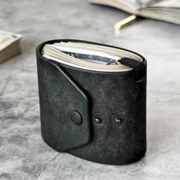 Quick-Access Cash Holder — PU Leather Wallet / Money Wrapper — Organizer Clip, Bill Holder, Storage Pouch, Pocket Wallet