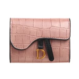PU Letter Wallet Multi Card Women Luxury Card Holder Short Wallet Mini Card Holder Small Multi Functional Clutch Bag