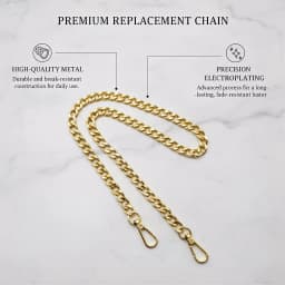 Metal Chain Accessories Crossbody Shoulder Portable Wrist Bag Chain Strap Replacement Luggage Accessories Decoration Versatile