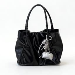 Mini Exquisite Bag Pendant Chain Shell Bag Keychain PU Leather Silver Bag Decor Creative DIY Women Bags Accessories