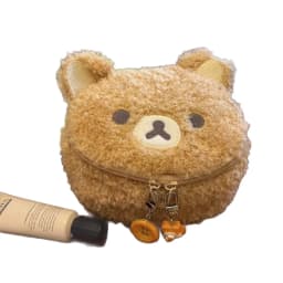 New Plushes Makeup Bear Cosmetic Bag Women Jewelry Storage Pouch Girl Organizer Handbags Gift Hot Sales ﻿