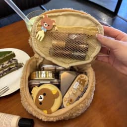New Plushes Makeup Bear Cosmetic Bag Women Jewelry Storage Pouch Girl Organizer Handbags Gift Hot Sales ﻿