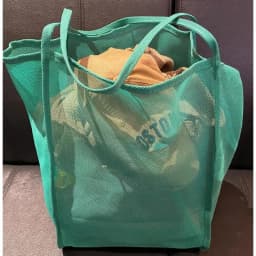 Large Mesh Beach Tote Bag Lightweight Breathable Shoulder Bag For Pool Travel Towels Toys Shopping
