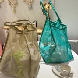 Large Mesh Beach Tote Bag Lightweight Breathable Shoulder Bag For Pool Travel Towels Toys Shopping