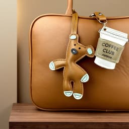 Chill Vibes Only: PU Leather Keychain Set for a Casual Lifestyle. Features Relaxing Charms like Coffee, Sports, Travel-Gifts