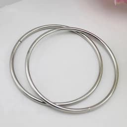2pcs O-ring Bag Handle Metal Strap Replacement Handbag Luggage DIY Fashion Bag Hardware Accessories Purse Sewing Frame