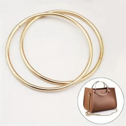 2pcs O-ring Bag Handle Metal Strap Replacement Handbag Luggage DIY Fashion Bag Hardware Accessories Purse Sewing Frame