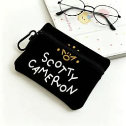 Golf S-ScoTTY C-CameRONS Multifunctional Oxford Cloth Small Pouch With Hook Mini Coin Wallet Earbud Storage Bag