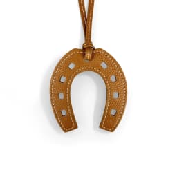 Horse Head Horseshoe Bag Charm, Equestrian Purse Accessory Gift, Handmade PU Leather Pony Ornament for Bags, Vintage Horse Gifts