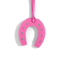 Horse Head Horseshoe Bag Charm, Equestrian Purse Accessory Gift, Handmade PU Leather Pony Ornament for Bags, Vintage Horse Gifts