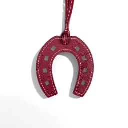 Horse Head Horseshoe Bag Charm, Equestrian Purse Accessory Gift, Handmade PU Leather Pony Ornament for Bags, Vintage Horse Gifts