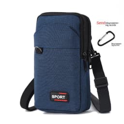 New Men's Waterproof Tactical Waist Pack - Military Style Crossbody Bag for Camping Hunting, with Mobile Phone Pouch