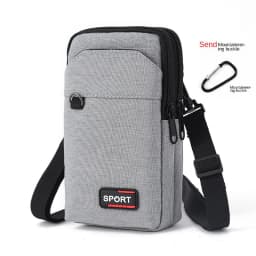 New Men's Waterproof Tactical Waist Pack - Military Style Crossbody Bag for Camping Hunting, with Mobile Phone Pouch