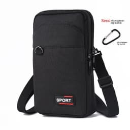 New Men's Waterproof Tactical Waist Pack - Military Style Crossbody Bag for Camping Hunting, with Mobile Phone Pouch