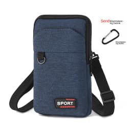 New Men's Waterproof Tactical Waist Pack - Military Style Crossbody Bag for Camping Hunting, with Mobile Phone Pouch