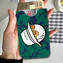 Fashion Golf MALBON PU Leather Cardholder Ultra Slim Credit ID Card Organizer Lightweight Business Card Holder
