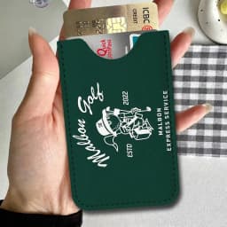 Fashion Golf MALBON PU Leather Cardholder Ultra Slim Credit ID Card Organizer Lightweight Business Card Holder