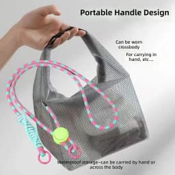 Waterproof Swim Bag with Dry Wet Separation Large Capacity Beach Gym Travel Tote Bag Portable Toiletry Makeup Organizer
