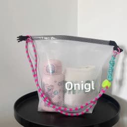 Waterproof Swim Bag with Dry Wet Separation Large Capacity Beach Gym Travel Tote Bag Portable Toiletry Makeup Organizer