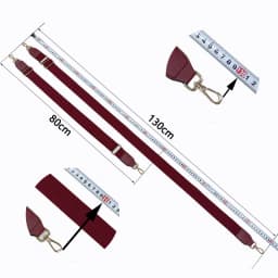 1Pc Deepeel 3.8cm Canvas Cotton Bags Strap 80-130cm Adjust Webbing Handbag Crossbody Replacement Shoulder Straps Bag Accessories