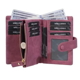 Baellerry Women Short Wallets Top Quality Card Holder Snap Button Zipper Femal Coin Compact Simple Card Clips For Girls
