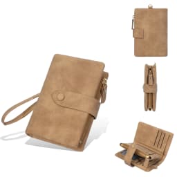 Baellerry Women Short Wallets Top Quality Card Holder Snap Button Zipper Femal Coin Compact Simple Card Clips For Girls